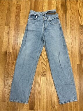 AGOLDE Relaxed broken waistband Light Blue Jeans